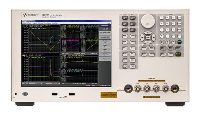 E4990A 阻抗分析儀，20 Hz 至 10/20/30/50/120 MHz